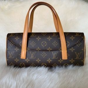 Louis Vuitton Sonatine Monogram Brown Leather Bag